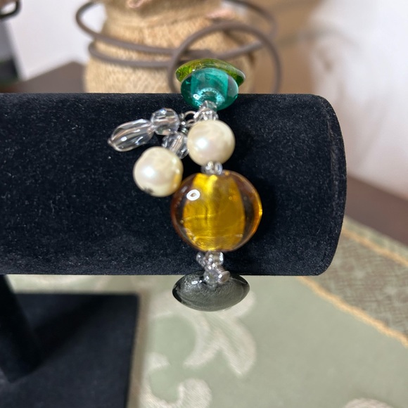 Silpada Glass Pearl and Glass Bead Bracelet - Picture 3 of 4